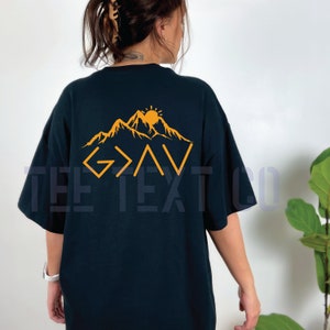 God is groter dan de hoogte- en dieptepunten Svg Png, God is groter Svg-bestand God SVG Christelijke SVG Religieuze SVG Berg Svg Png, God Svg-bestand