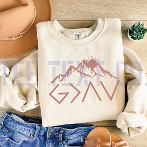 God is groter dan de hoogte- en dieptepunten Svg Png, God is groter Svg-bestand God SVG Christelijke SVG Religieuze SVG Berg Svg Png, God Svg-bestand
