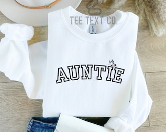 Auntie Svg Png, Varsity Auntie Svg, Auntie Shirt Svg, Auntie Gifts, Auntie Sweatshirt, Auntie Cut File, Sublimination, Auntie Arched Svg
