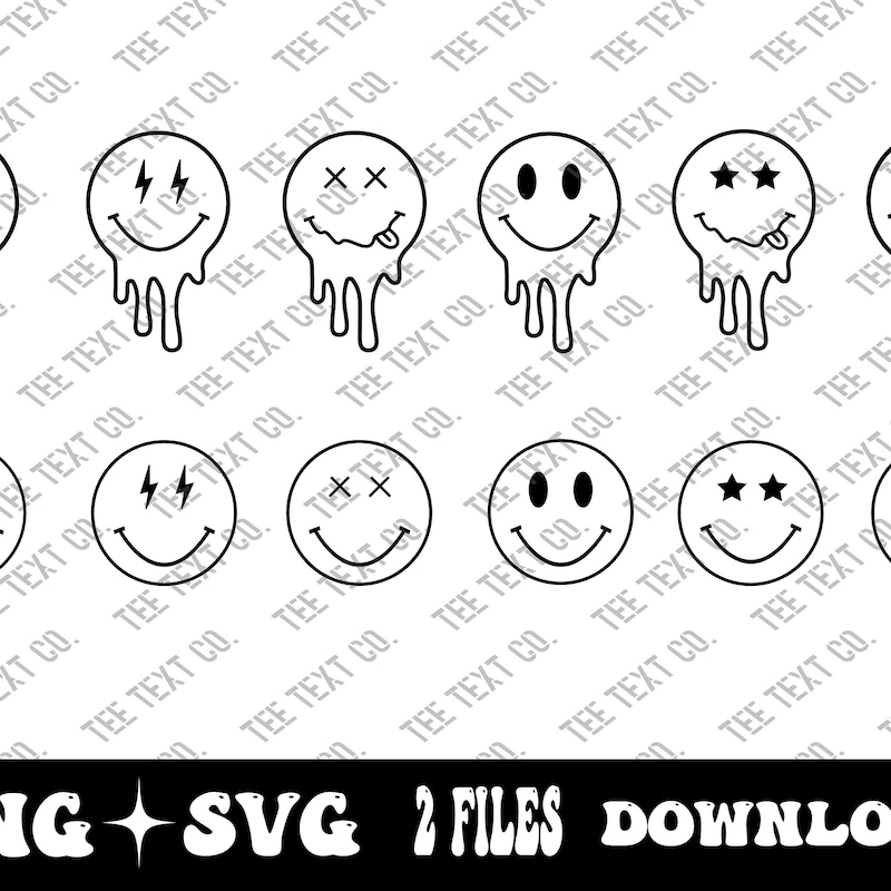Smiley Face X Eyes - Etsy