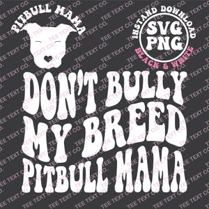 Don’t Bully My Breed Pitbull Decal Sticker | Custom Made In The USA - Foto 4