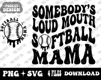 Alguien patán boca Softball Mama Svg Png, Patán boca Softball Svg Png, Softbol Mama Svg Png, Game Day Svg, Sports Mama Club Svg Png