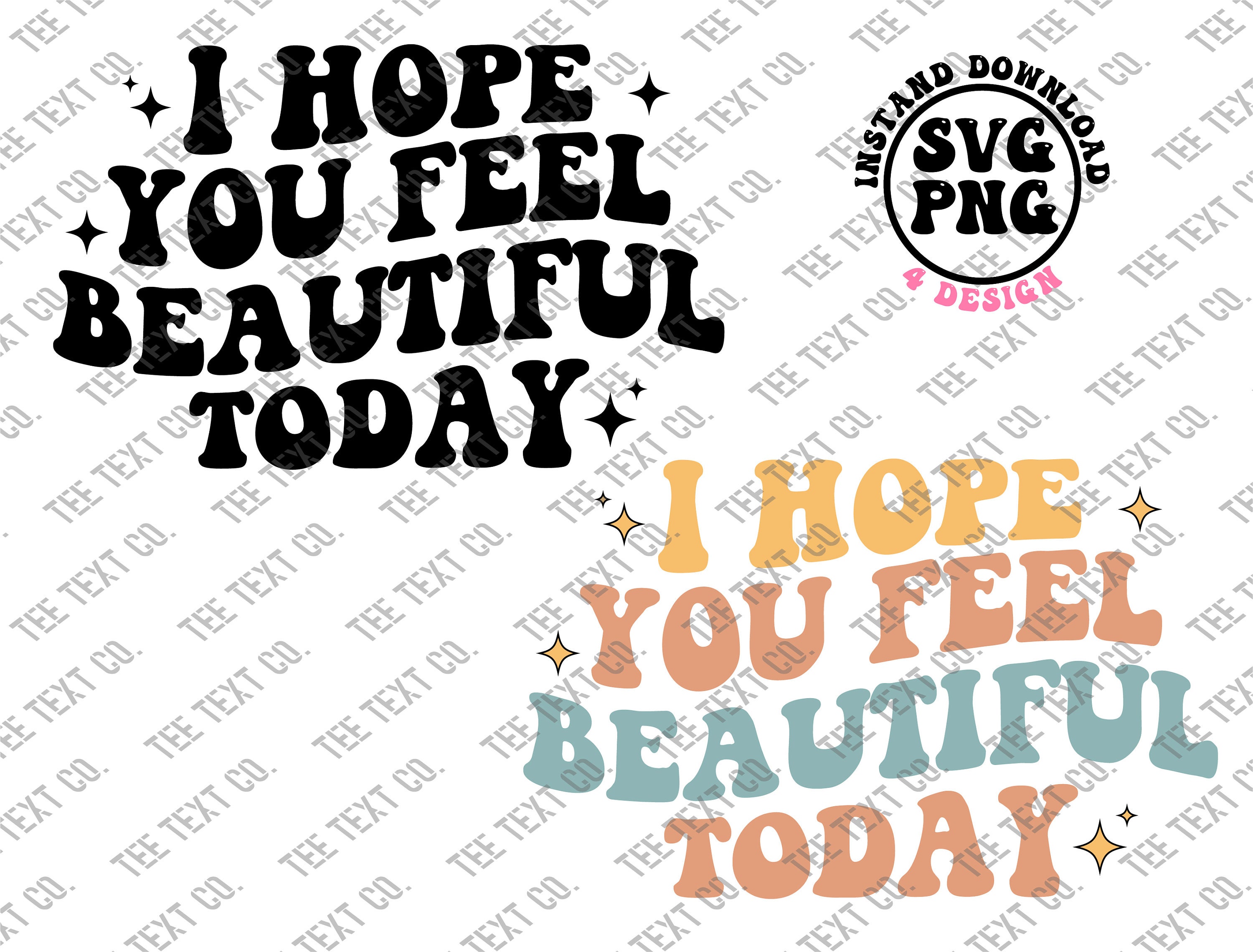 I Hope You Feel Beautiful Today Svg, I Hope You Feel Png, Beautiful ...