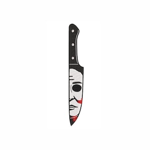 Horror Movie Character in Knife 3 Machine Embroidery Design. 4 Sizes. Halloween Embroidery Design. Horror Character Embroidery Design