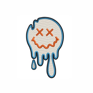 smile Machine Embroidery Design. 5 Sizes
