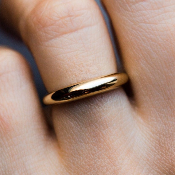 Charming 14k Solid Gold Pinky Promise Ring Symbolic and Elegant