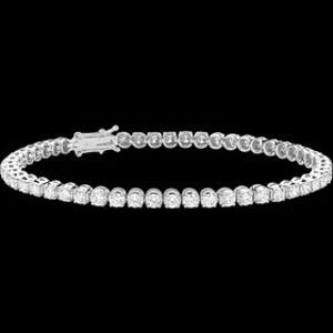 18k White Gold Moissanite Bracelet Certified D Color VVS1 Diamond Tennis Bracelet Moissanite Tennis Bracelet Dainty Bracelet Diamond Silver