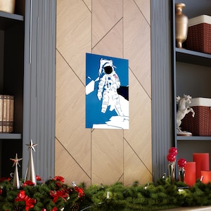Lost Astronaut Poster - Astronaut Poster - Astronaut Wall Art - Outer Space - Astronaut Canvas - Space Poster - Space Wall Art