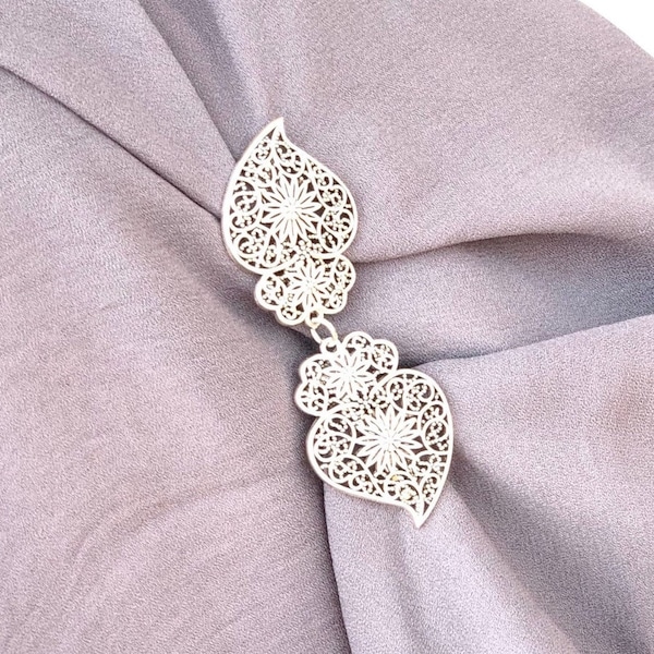 4 Clip Elastiche Per Cardigan E Vestiti - Ferma Maglioni, Camicie E Scialli - Foto 7