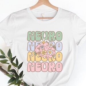 Retro Neuro Nurse Tshirt, Neuro Nurse Shirt, Neuro Nurse T Shirt, Neuro Nurse T-Shirt, Neurological Nurse, Neuro Nurse, Student neuro
