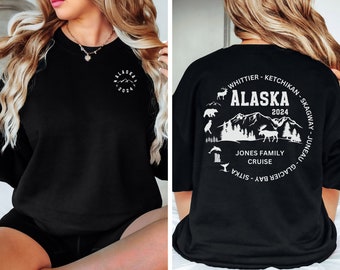 Alaska Cruise Sweatshirt, Alaska Cruise, Alaska Sweater, Alaska crewneck, Alaska cruise shirt long sleeve, Alaska cruise shirt