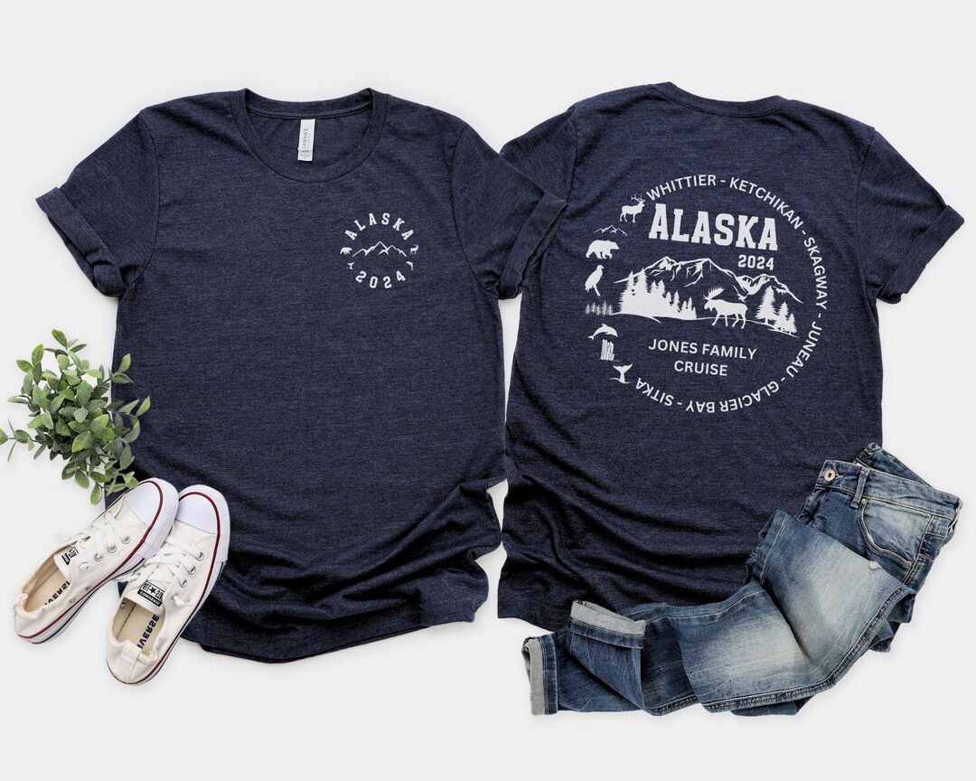 Alaska Cruise T Shirts, Personalized, Alaska Cruise Shirt, Alaska 2024 Cruise Tshirts, Cruisin