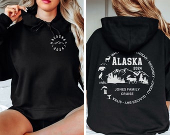 Alaska Cruise Hoodie, Alaska Cruise Sweater, personalized, Cruisin to Alaska, Alaska family cruise Sweatshirt, Alaska Long Sleeve, 2024