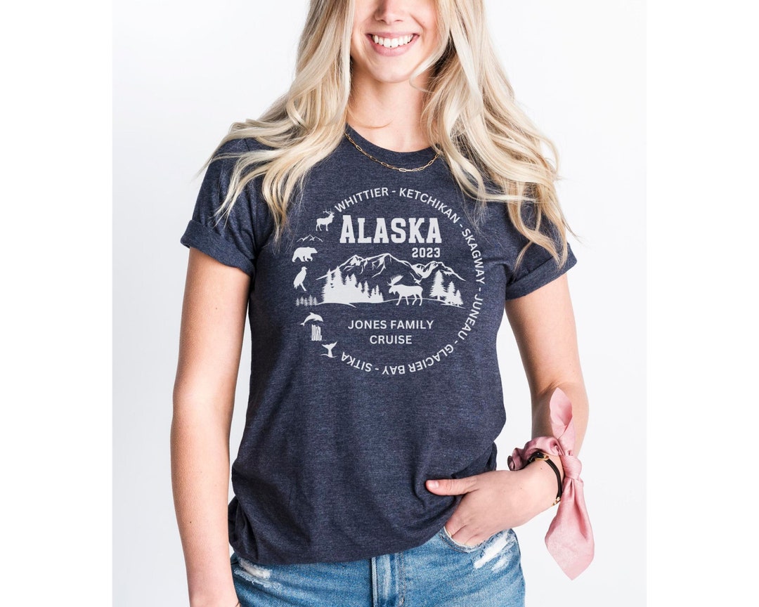 Alaska Cruise T Shirts, Personalized, Alaska Cruise Shirt, Alaska 2024 ...