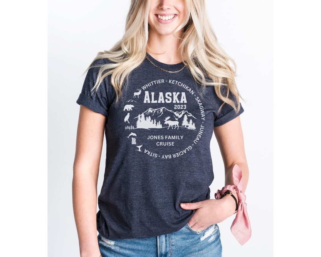 Alaska Cruise T Shirts, Personalized, Alaska Cruise Shirt, Alaska 2024 Cruise Tshirts, Cruisin