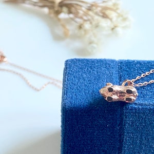 Rose Gold Guinea Pig Necklace, Gift for Daughter Or Son, Cute Animal Jewellery image 3