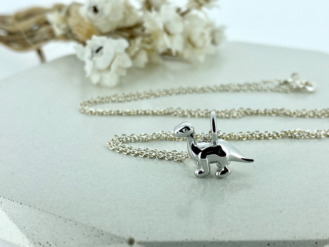 Collier Créateur Diplodocus - Bijou émaillé En Forme De Poisson - Alliage Bleu - Occasion Bon état