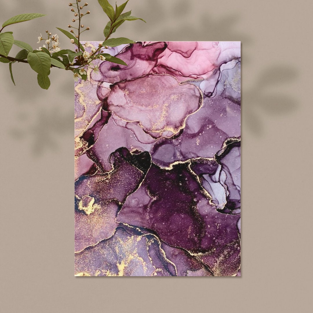 Pink Marble Wall Art Abstract Wall Art Printable Wall Art Luxury Marble