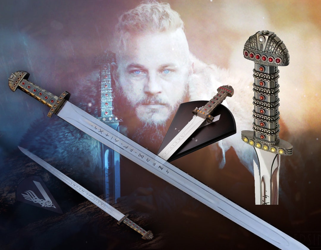 Handmade Viking Sword of King Ragnar Lothbrok, Vikings Ragnar, Battle