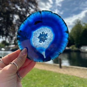 Blue Agate Slice (LARGE)