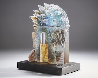 Édition limitée « Opening » par Bertil Vallien pour Kosta Boda | Sculpture en verre d'art suédois signée | Seulement 60 exemplaires | Verre pour studio scandinave