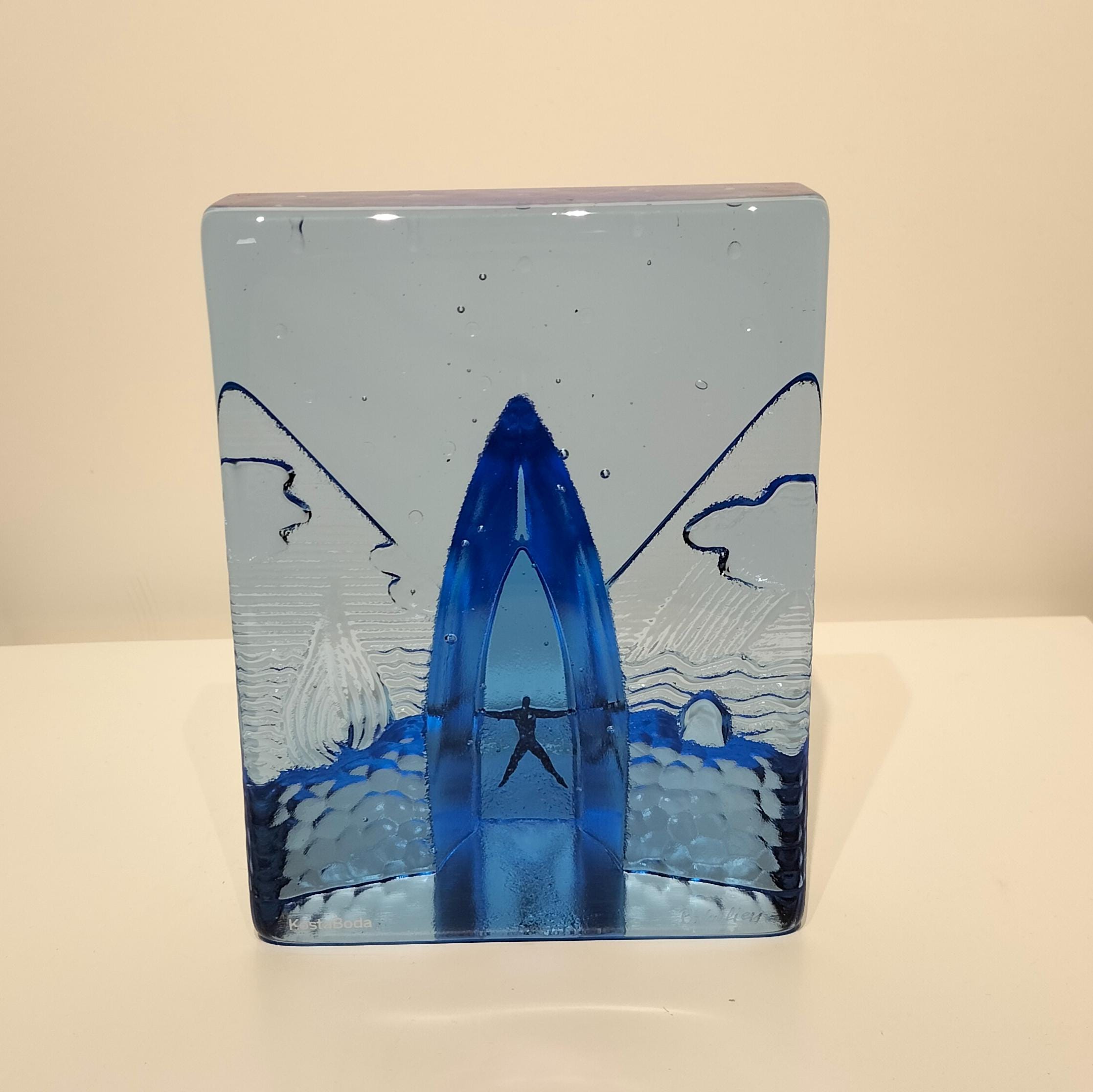 Kosta Boda 'blues - Four Elements' by Bertil Vallien Art Glass