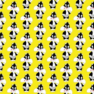 Looney Tunes - Digital Paper, Scrapbook, Pattern, Cartoon , Seamless ...