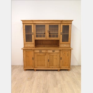 traumhaftes Jugendstil Buffet von 1900 Jhd. Weichholz Küchenbuffet Bild 1