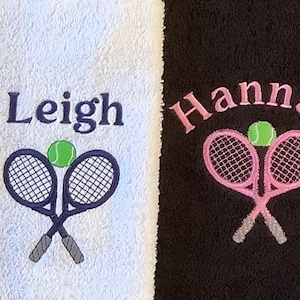 Personalised Tennis Design gym towel