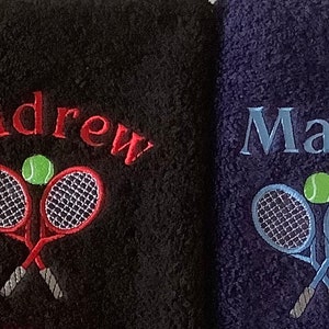 Personalised Tennis Design Gym Towel