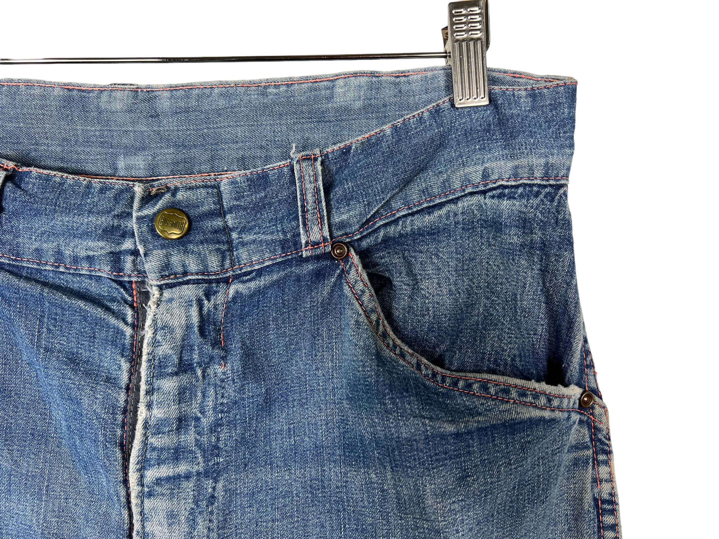 Rare Vintage 60s Big Smith Work Denim Pants - Etsy