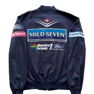 マイルドセブン ベネトン フォード　F1 チームジャケット　1994年　購入 Benetton F1 Jacket - Etsy