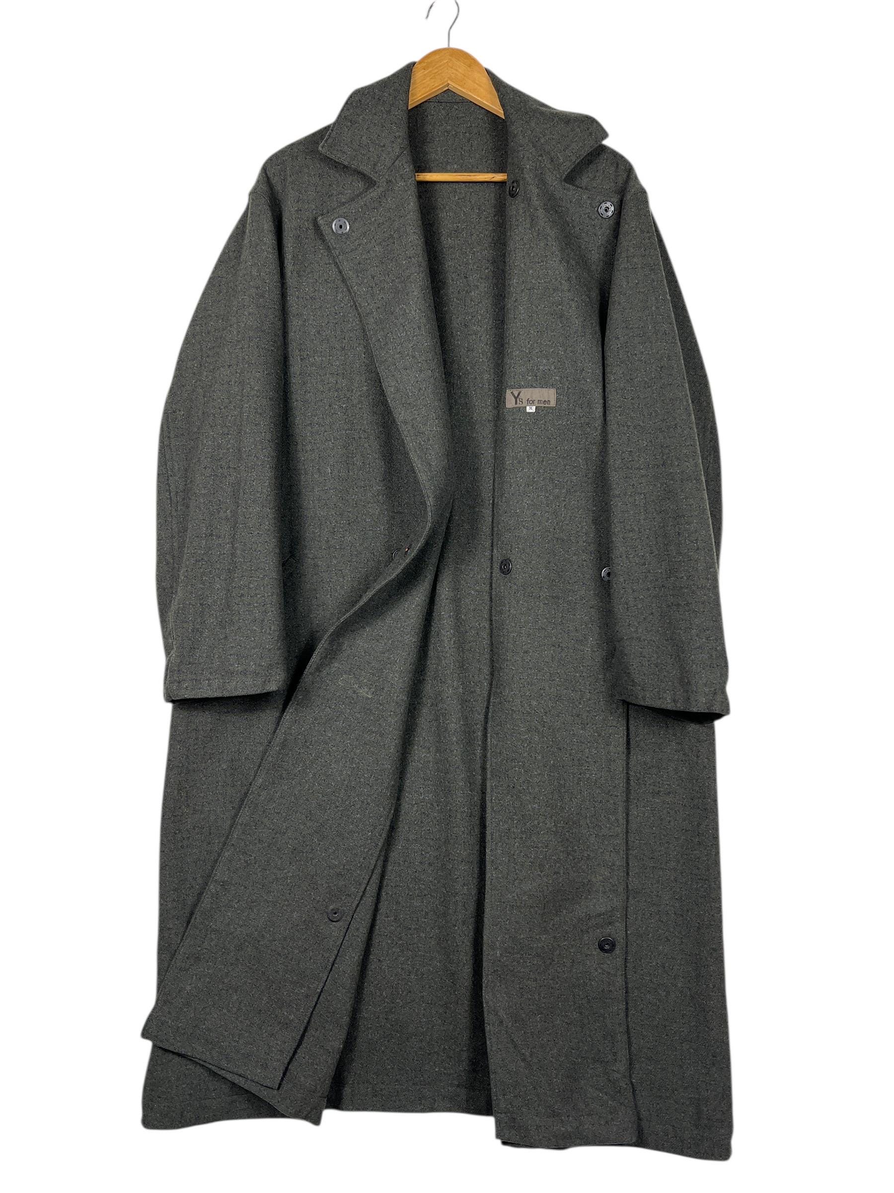 Y's for Men Yohji Yamamoto Wool Overcoat - Made in Japan - Size M
