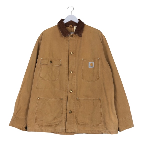 Vintage Carhartt Chore Jacket: 70s-80s Duck Canvas Workwear - Etsy