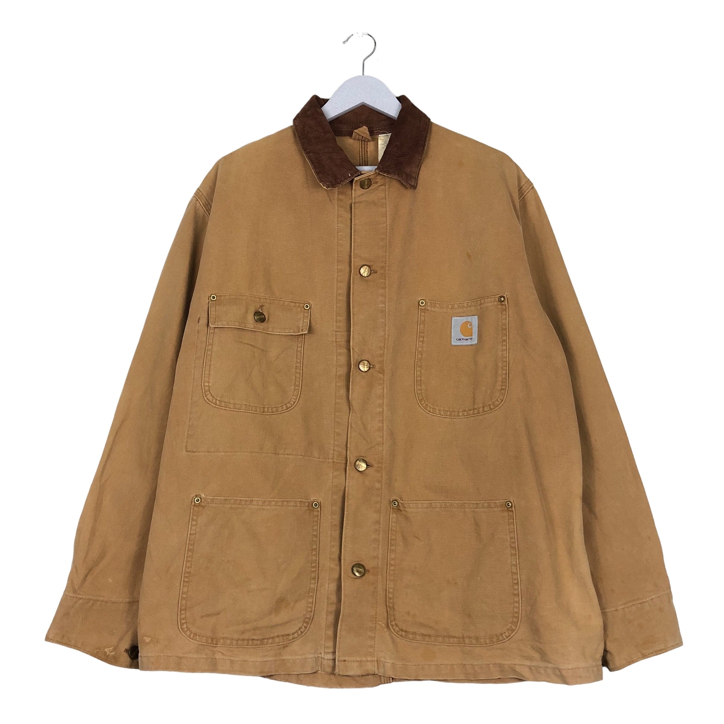 Vintage Carhartt Chore Jacket: 70s-80s Duck Canvas Workwear - Etsy