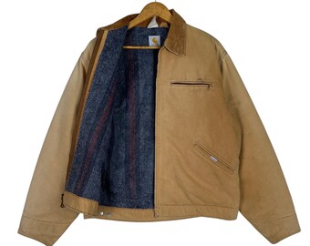 Vintage Carhartt Chore Jacket: 70s-80s Duck Canvas Workwear - Etsy
