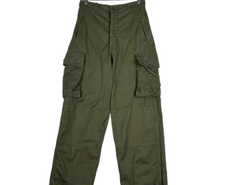 1950s French Army M47 HBT Cargo Pants, Size XS - Etsy