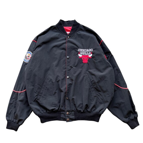 Vintage Chicago Bulls Starter Bomber Jacket: 1991-92 NBA Champions