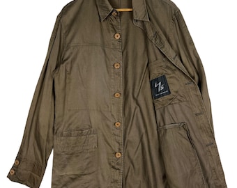 Yohji Yamamoto Men Shirt Chore Jacket Made In Japan Size L