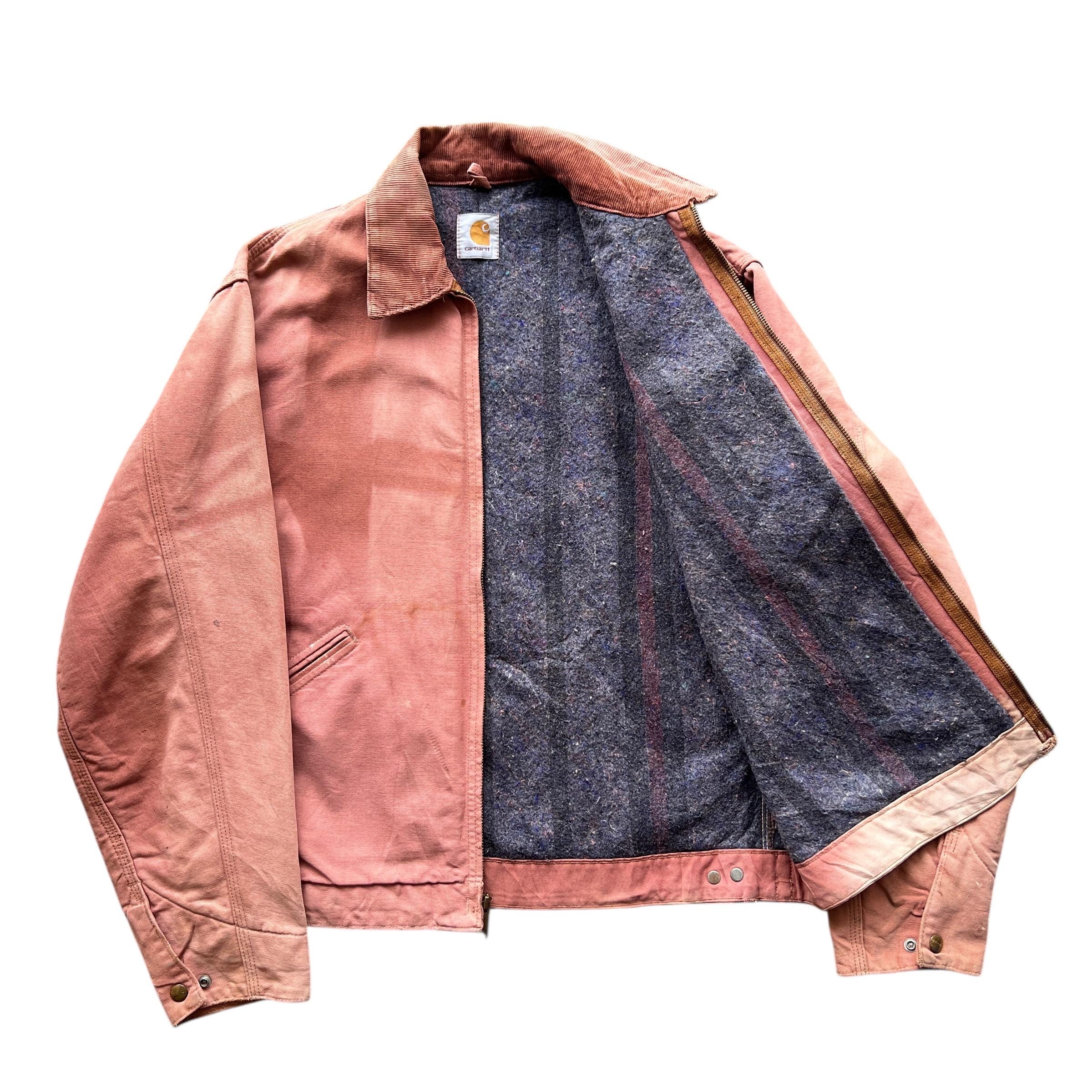 80年代ヴィンテージ カーハート デトロイト ジャケット：サンフェード