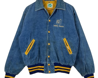 Vintage 90s: Levi's Corduroy Trucker Jacket - 70500 - Blue / Grey