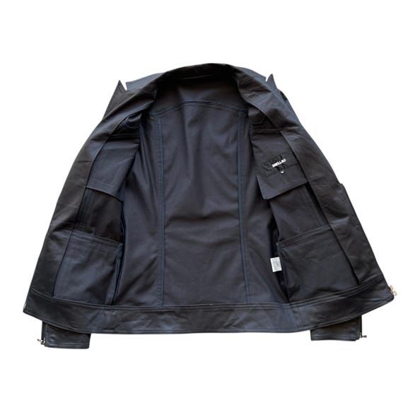 Pick" Japanese Avant Garde ' Shellac ' Multi Zipp… - image 6