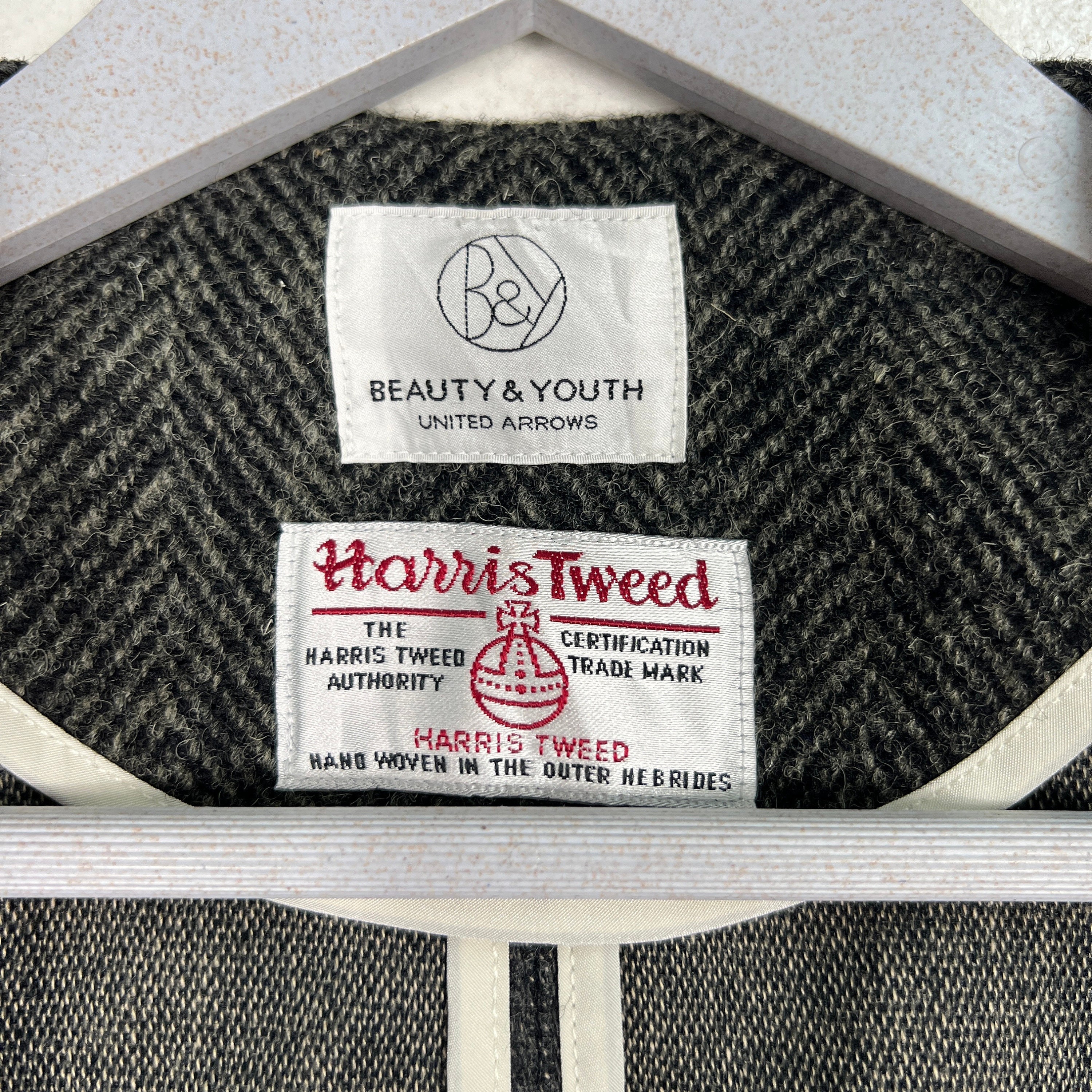 Harris Tweed X Beauty Youth United Arrows Wool Vest - Etsy