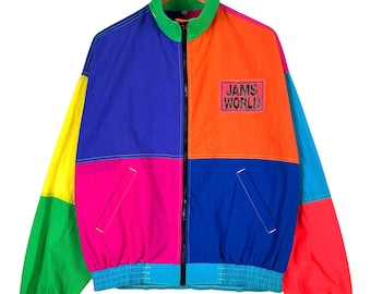 Vintage Jams World Honolulu Multicolor Jacket - Etsy