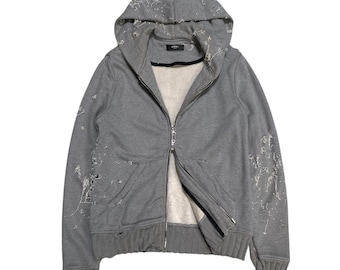 Pick' Rare Amiri Shotgun Zip Up Hoodie Made In Usa Size Medium