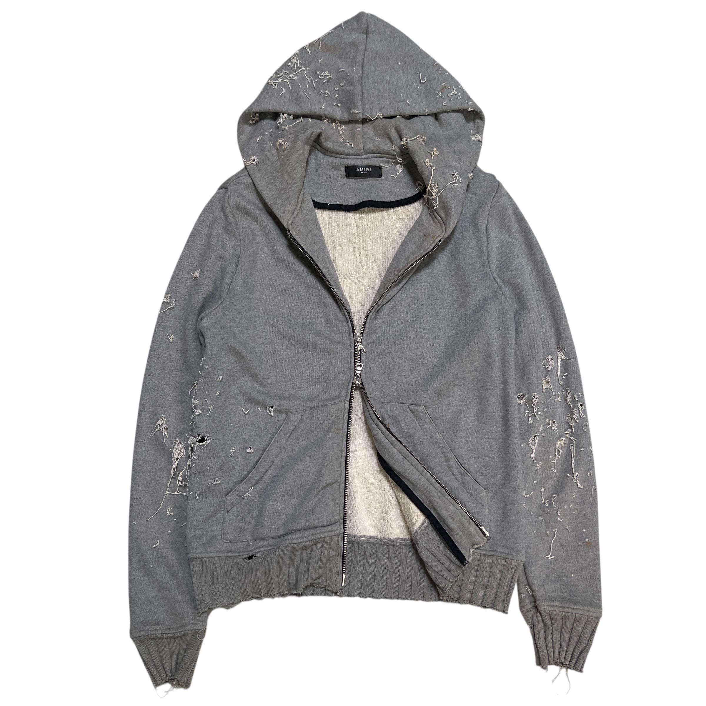 Pick' Rare Amiri Shotgun Zip up Hoodie Made in Usa Size Medium