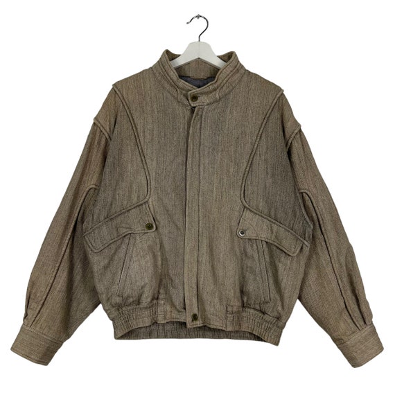 Vintage 80s Intermezzo Durban Bomber Jacket Japanese Designer