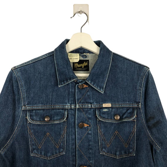 Vintage Wrangler Lot 124MJ Denim Trucker Western Jacket Made in