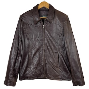Vintage Banana Republic Leather Blouson Jacket size M