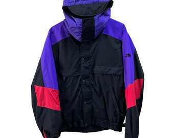 Vintage Mens the North Face Green Gore-tex Jacket Full Zip Water